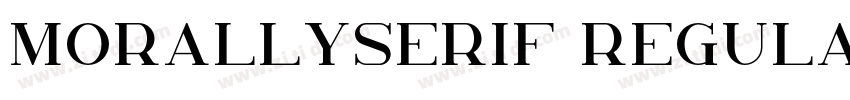 MorallySerif Regular字体转换 MorallySerif Regular字体转换